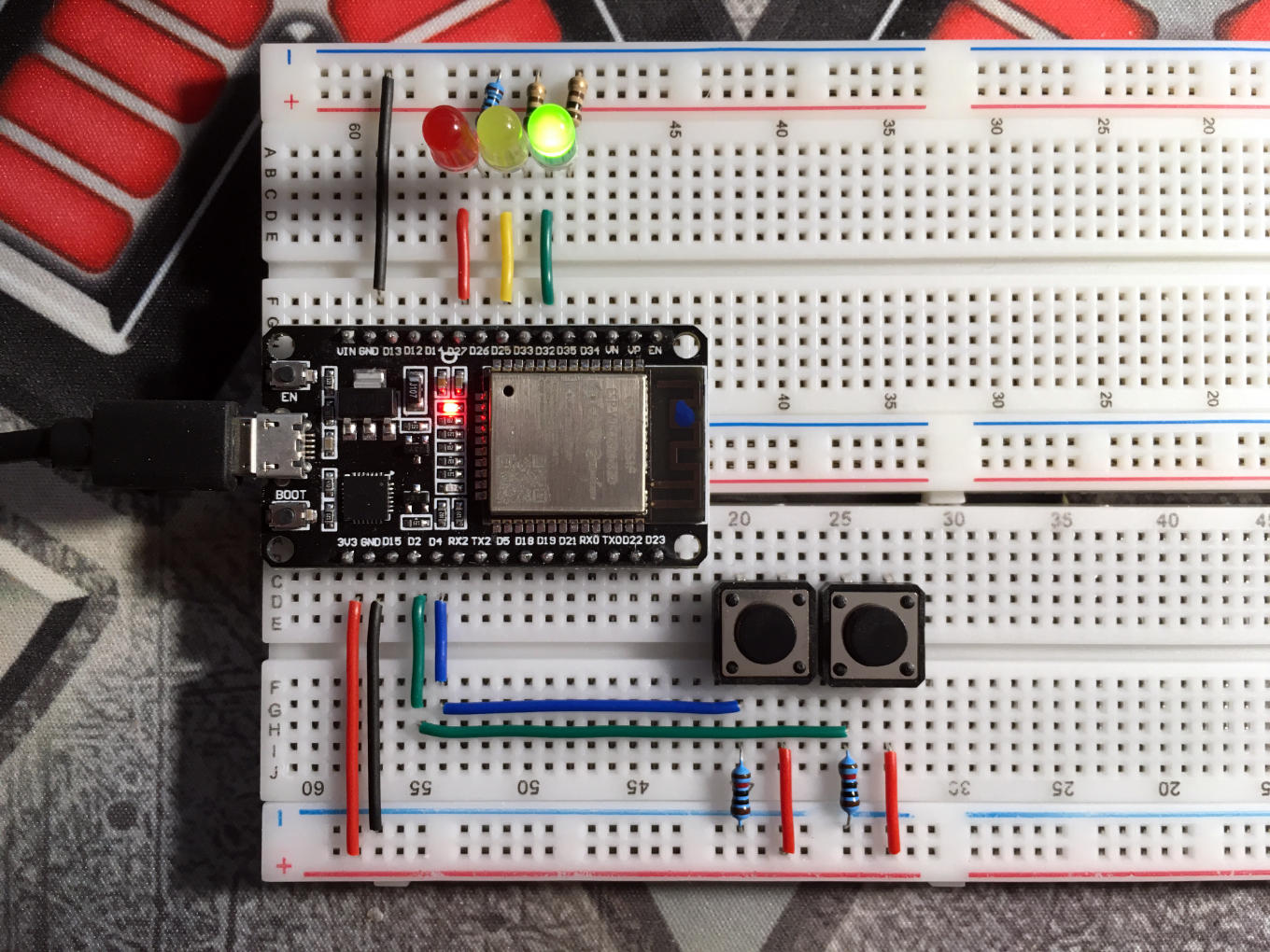 Experimental support circuit